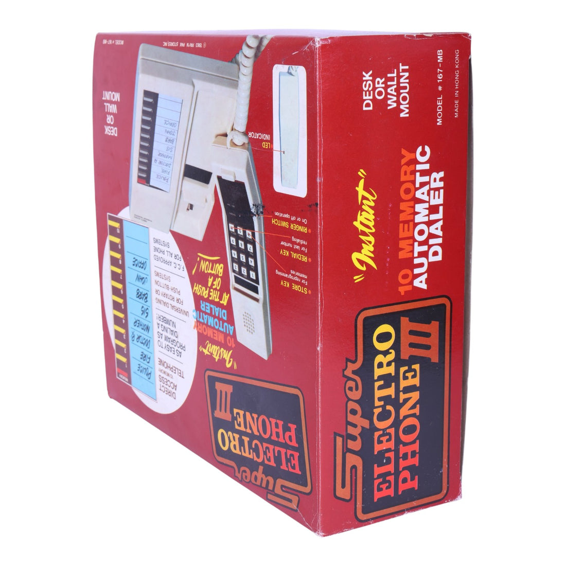 Super Electro Phone III - 10 Memory Automatic Dialer (167-MB)