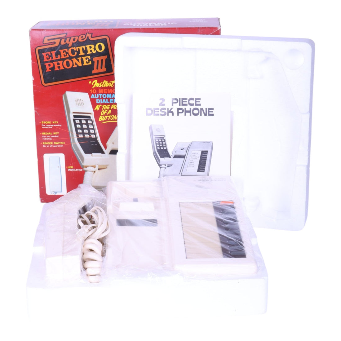Super Electro Phone III - 10 Memory Automatic Dialer (167-MB)