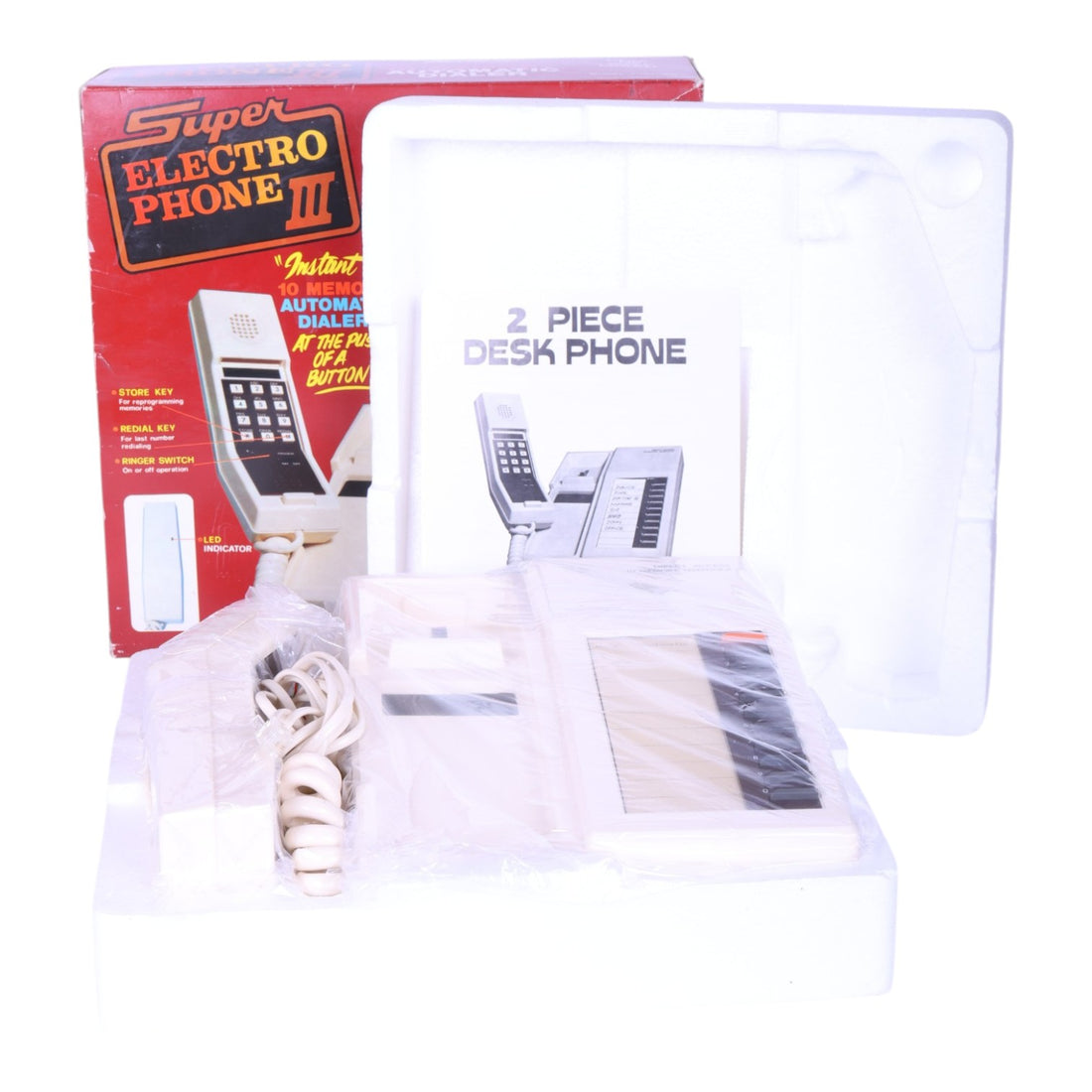 Super Electro Phone III - 10 Memory Automatic Dialer (167-MB)
