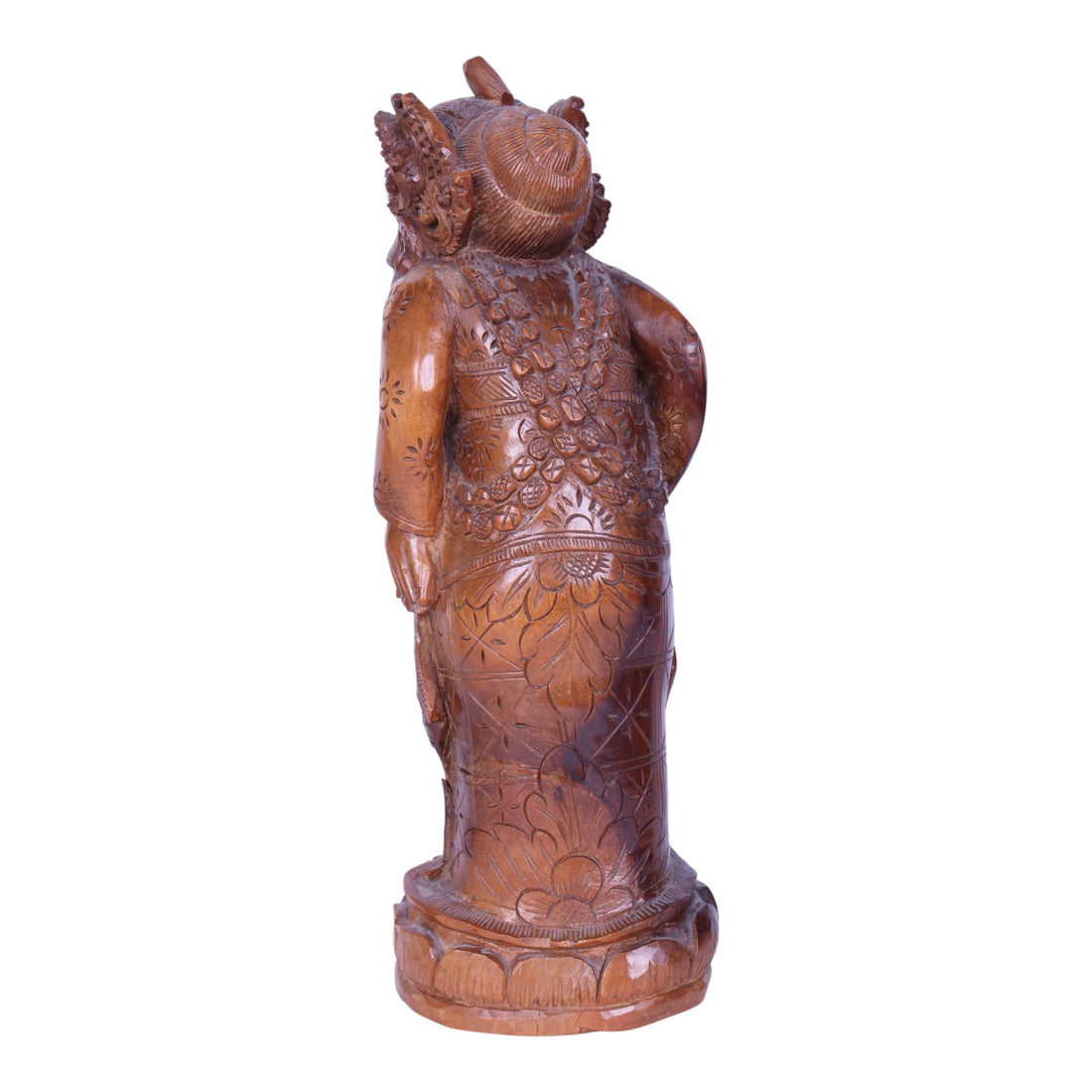 Handgesneden Houten Beeld - Balinese Hindu Priester (Pedanda)