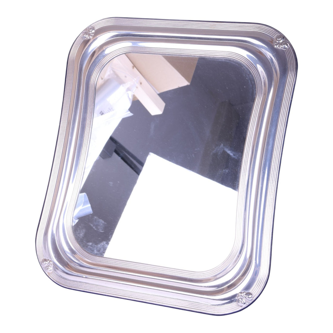 Zilveren Fotolijst 20x25 cm - Geribbelde Rand