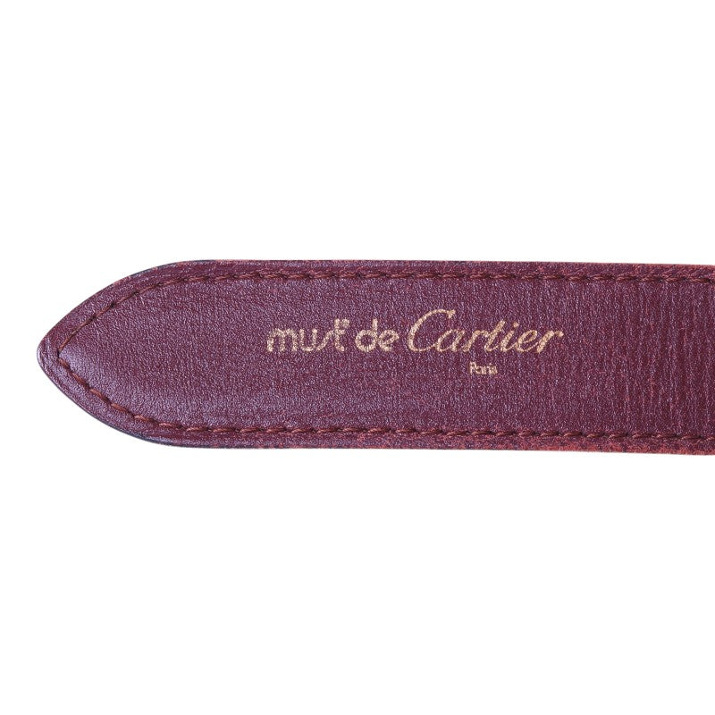 Must Riem Bordeaux Leer - Goudkleurige C-Gesp