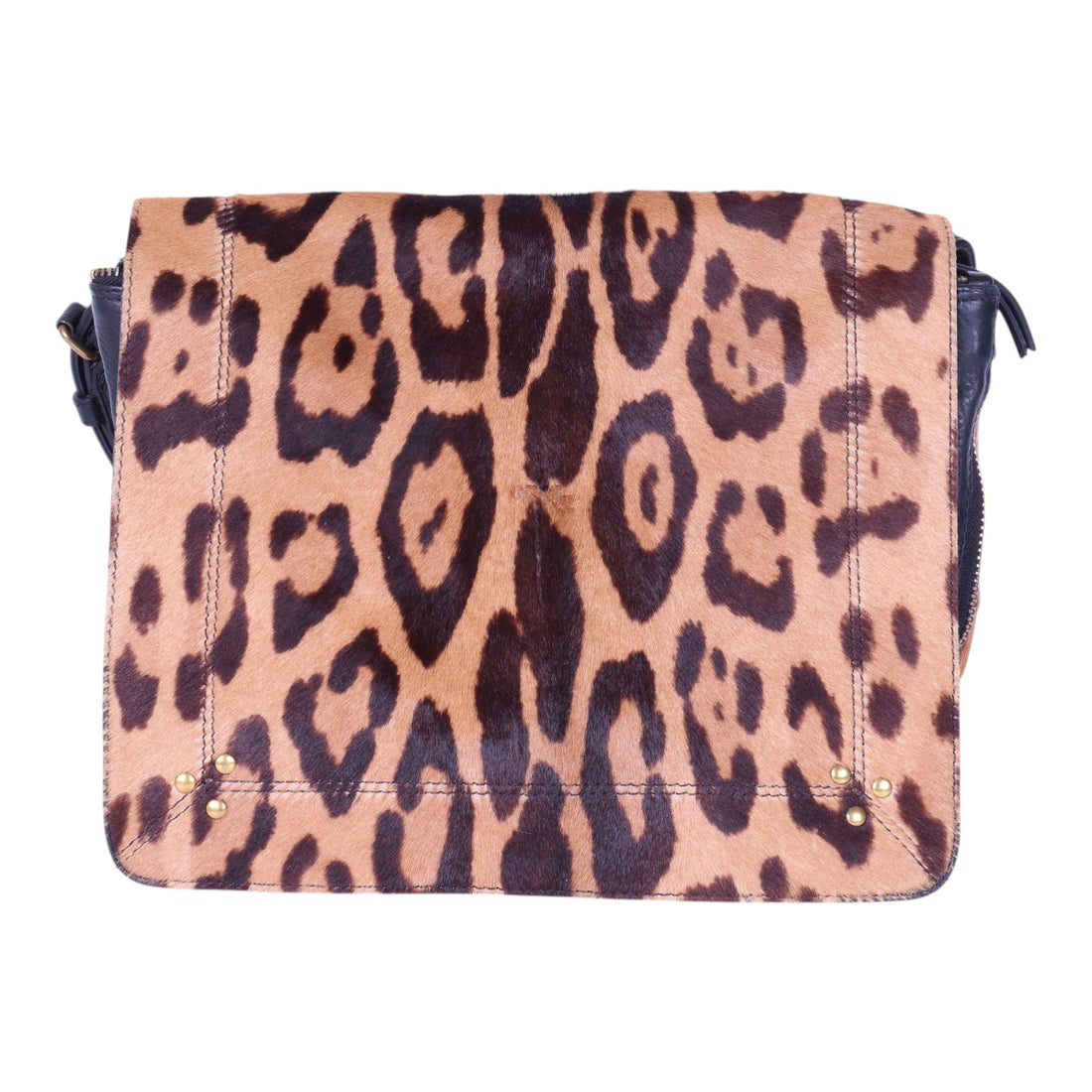 Igor Crossbody Tas - Luipaardprint Ponyhair