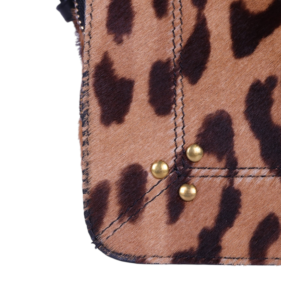 Igor Crossbody Tas - Luipaardprint Ponyhair
