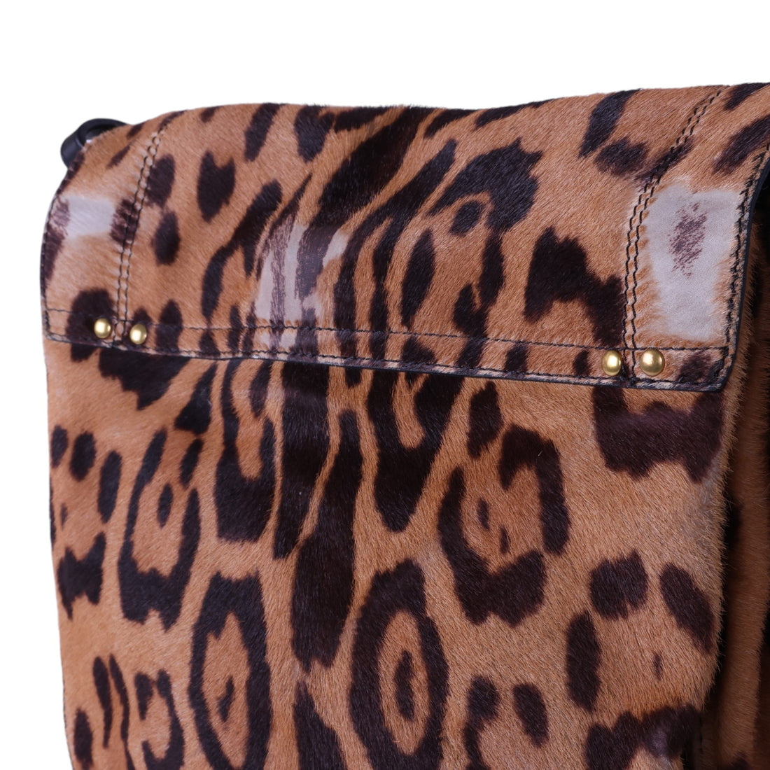 Igor Crossbody Tas - Luipaardprint Ponyhair
