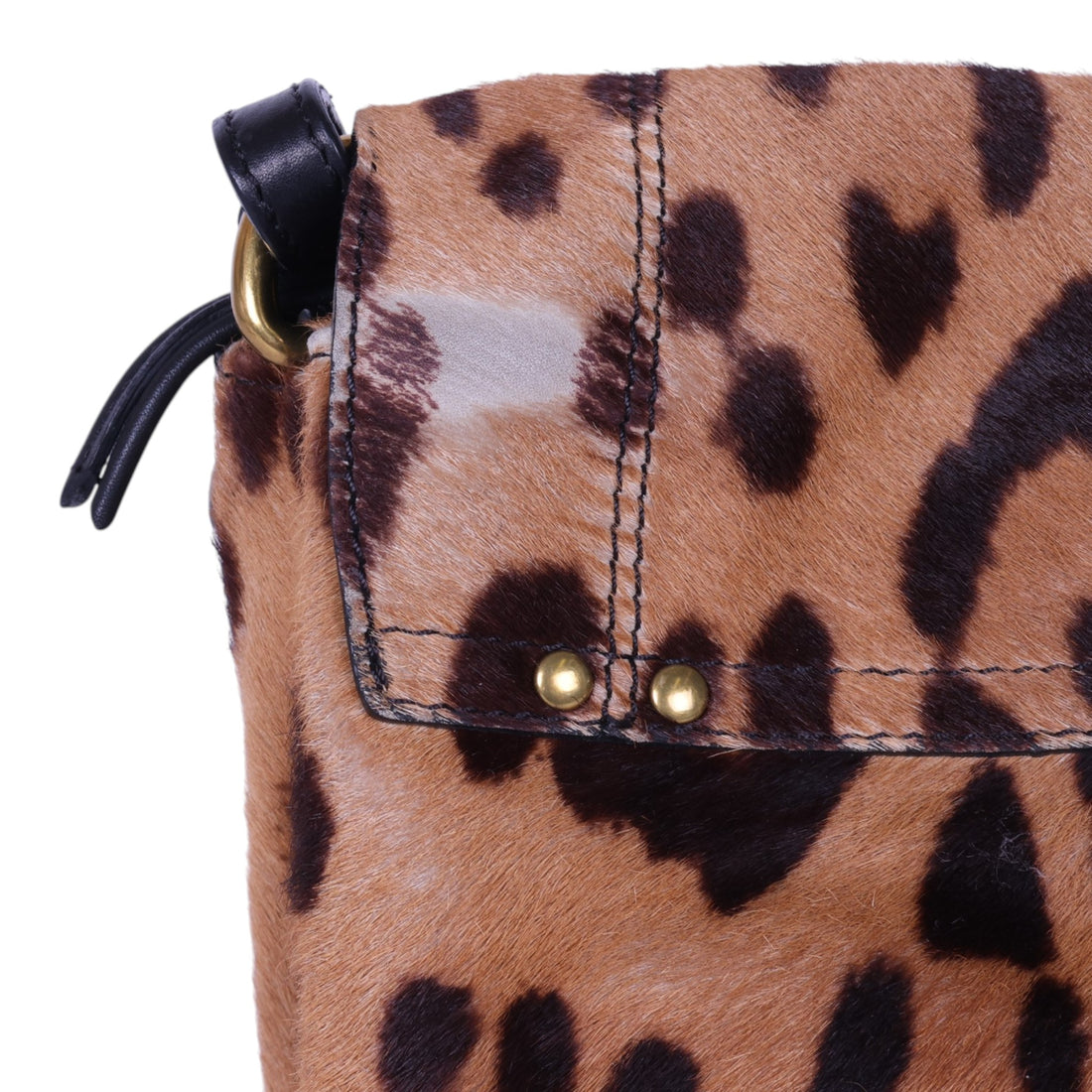 Igor Crossbody Tas - Luipaardprint Ponyhair