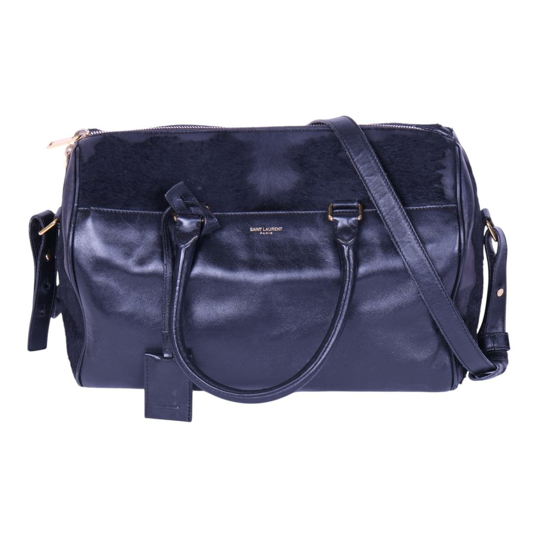 Classic Duffle 6 Zwart Haarkalf