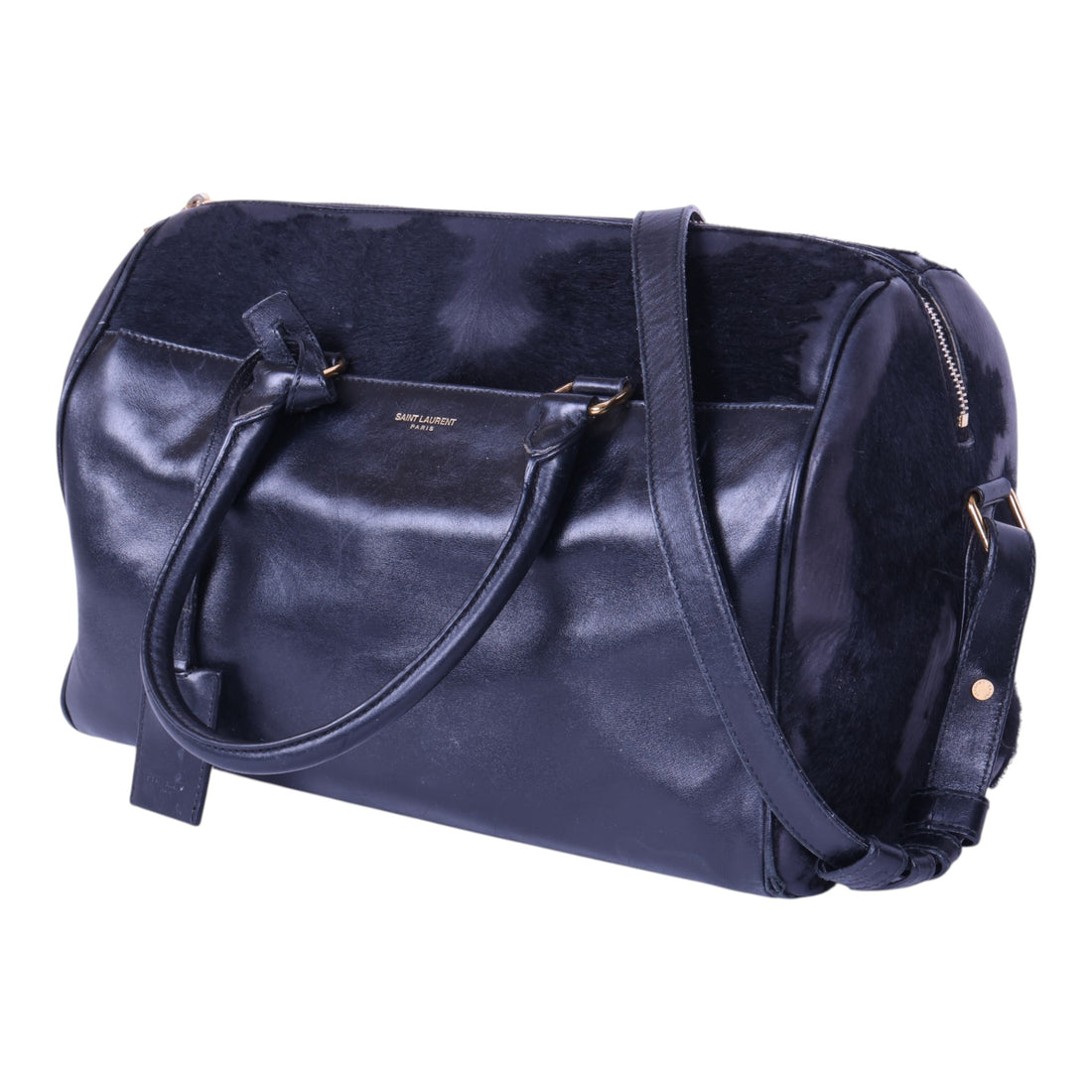 Classic Duffle 6 Zwart Haarkalf