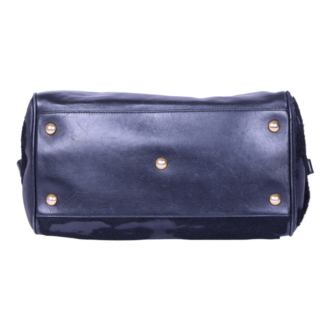 Classic Duffle 6 Zwart Haarkalf