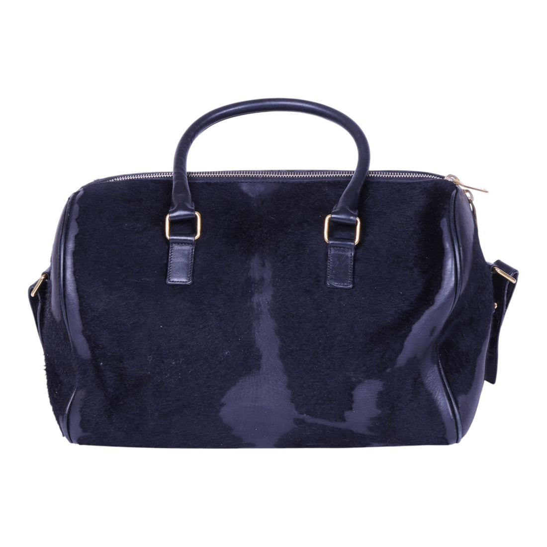 Classic Duffle 6 Zwart Haarkalf