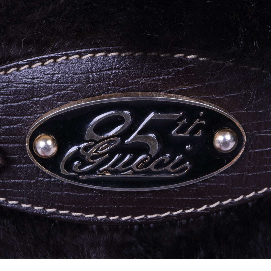 85th Anniversary Bont Schoudertas Donkerbruin