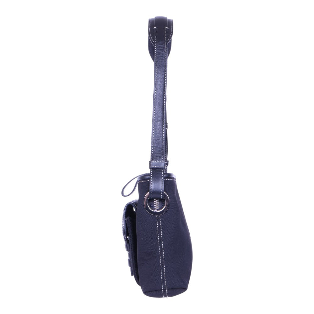 4G Schoudertas Canvas Donkerblauw