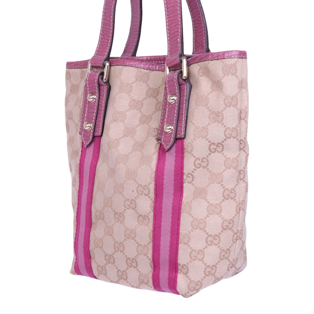 Gucci Jolicoeur tote GG canvas, achterkant schuin van rechts