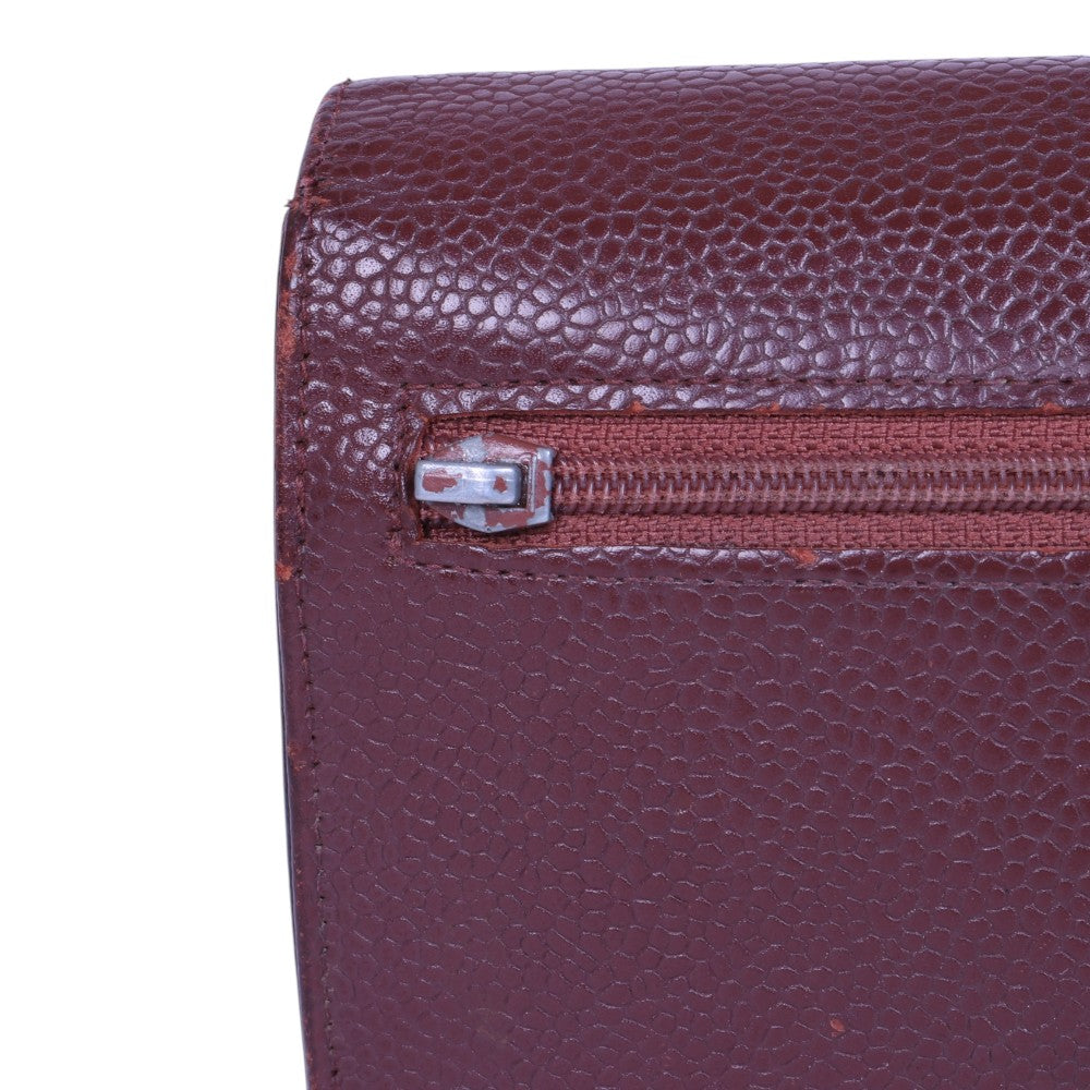 Timeless CC Wallet on Chain Bordeaux Caviar