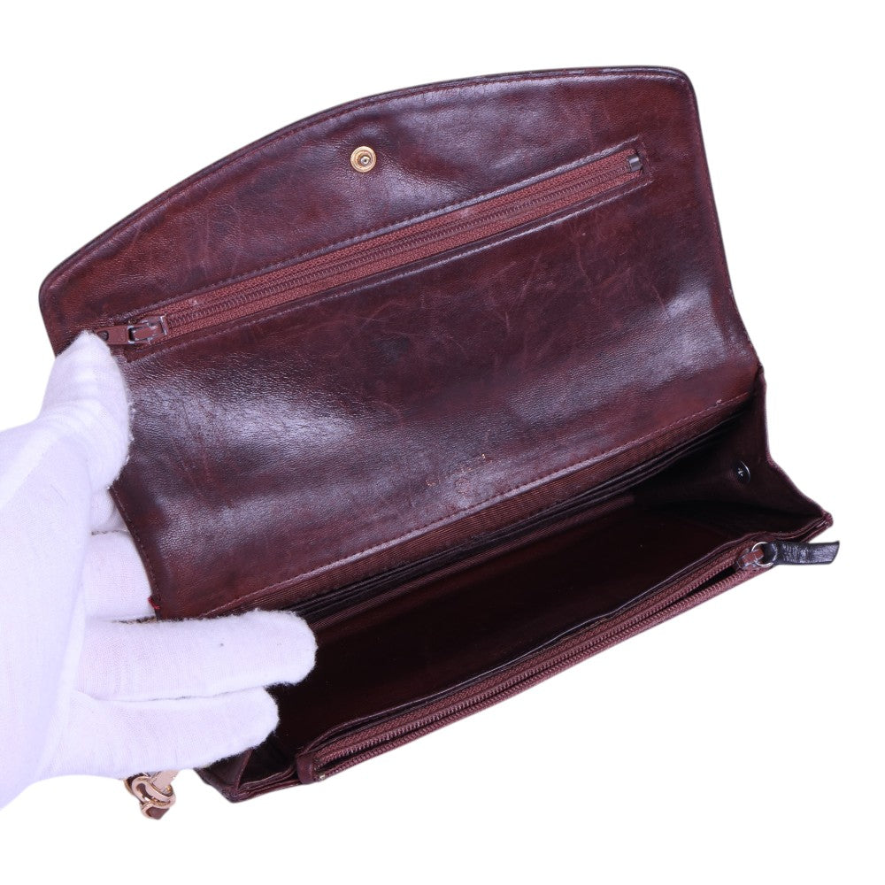 Timeless CC Wallet on Chain Bordeaux Caviar
