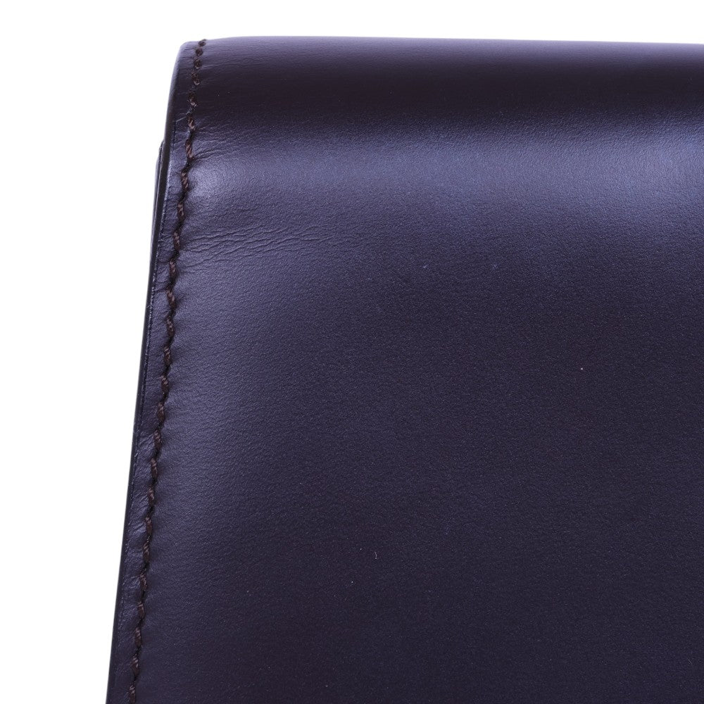 Square G Schoudertas - Aubergine Leer