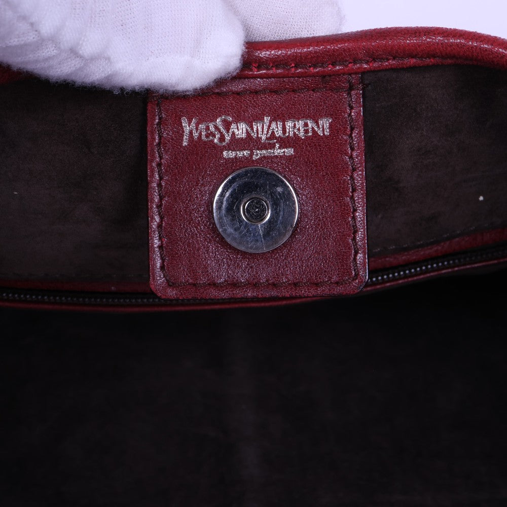 Leren Hobo Schoudertas - Bordeaux