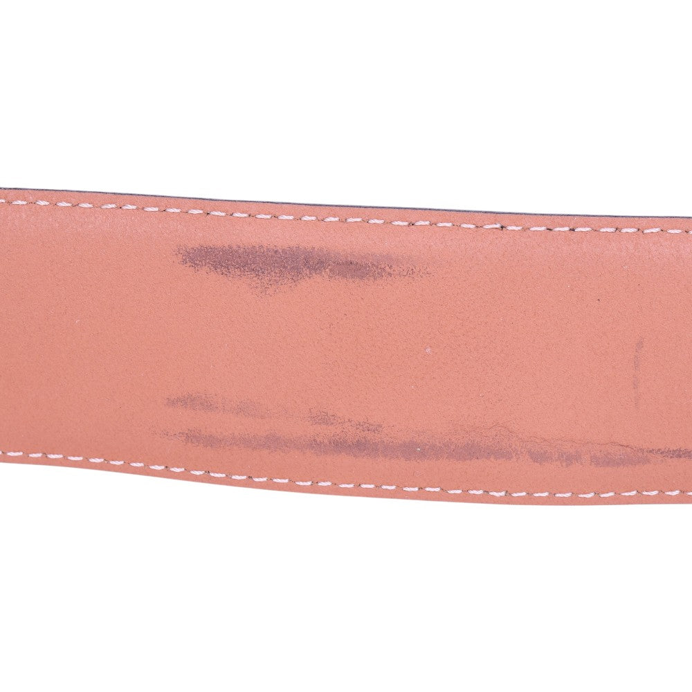 Collier de Chien Riem - Zwart Leer - Maat 80