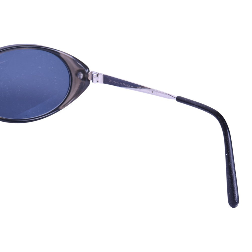 Ovale Zonnebril Zwart met Side Shields