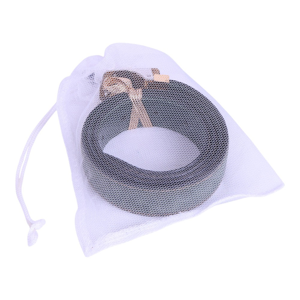 Must Riem Groen Leer - Two-Tone Plaque Gesp