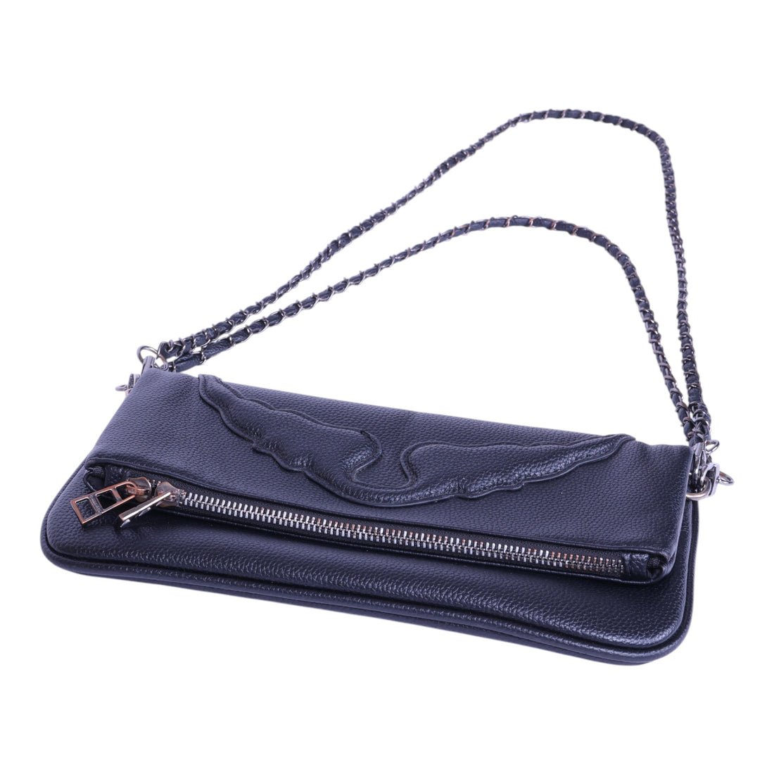 Rock Wings Clutch - Zwart