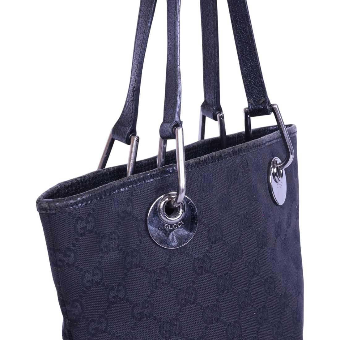 Eclipse Small Tote GG Canvas Zwart