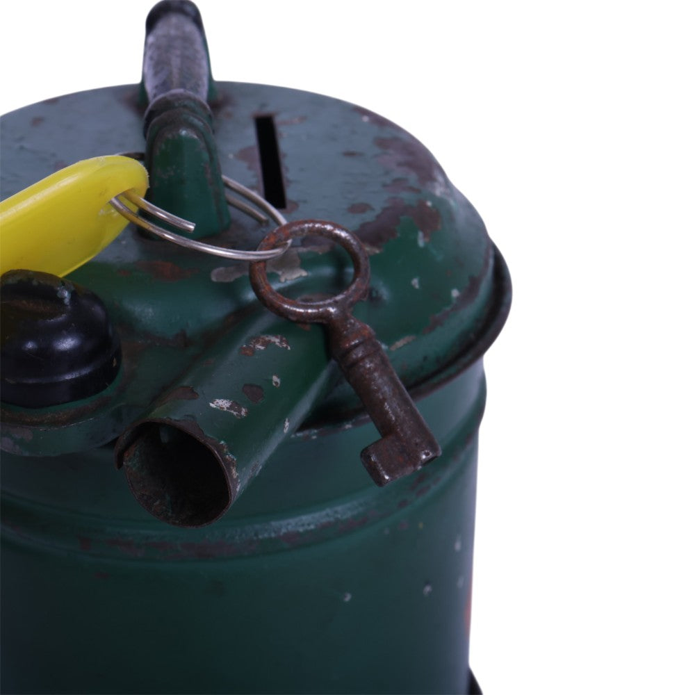 Metalen Spaarpot in Olieblik-vorm - Groen