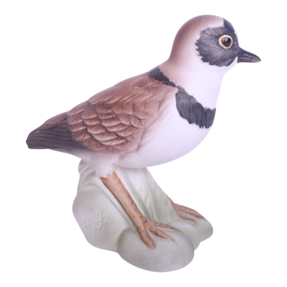 Kleine Plevier Beeldje - Vogel des Jahres 1993 - Porselein