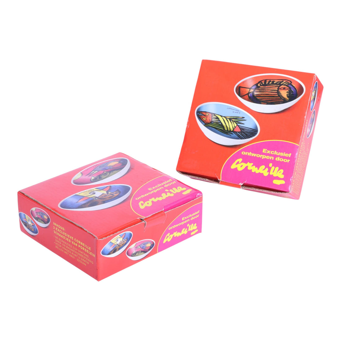 Set Porseleinen Schaaltjes en Onderzetters (11-delig, 2007)