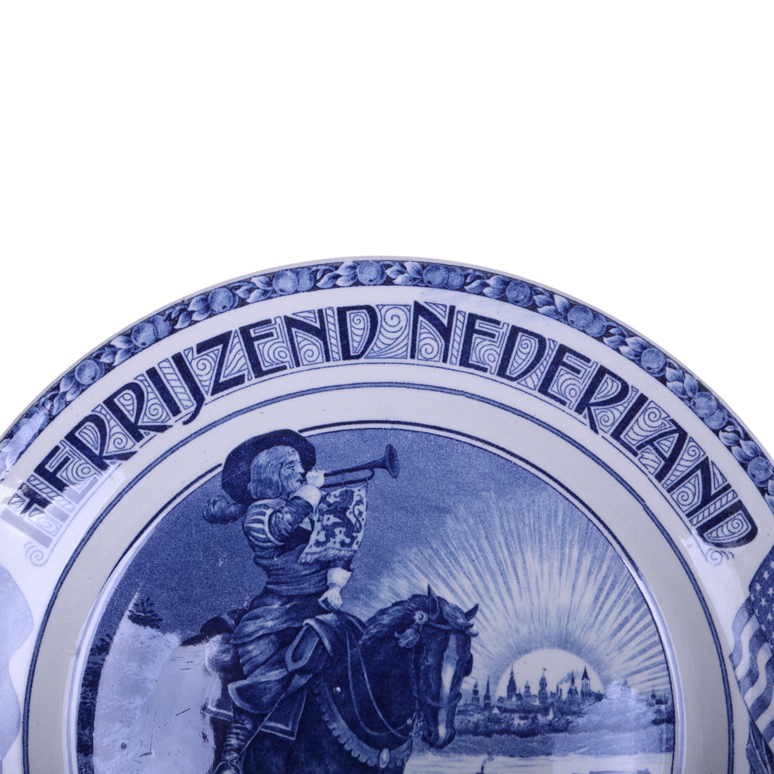 Herrijzend Nederland - Wandbord Naar Vrede en Welvaart (1945)