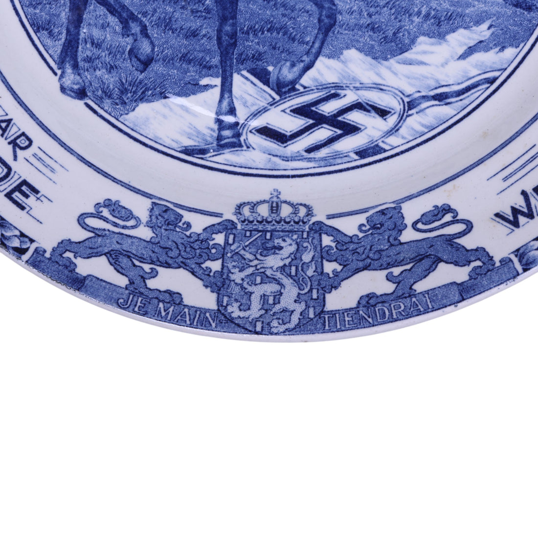 Herrijzend Nederland - Wandbord Naar Vrede en Welvaart (1945)
