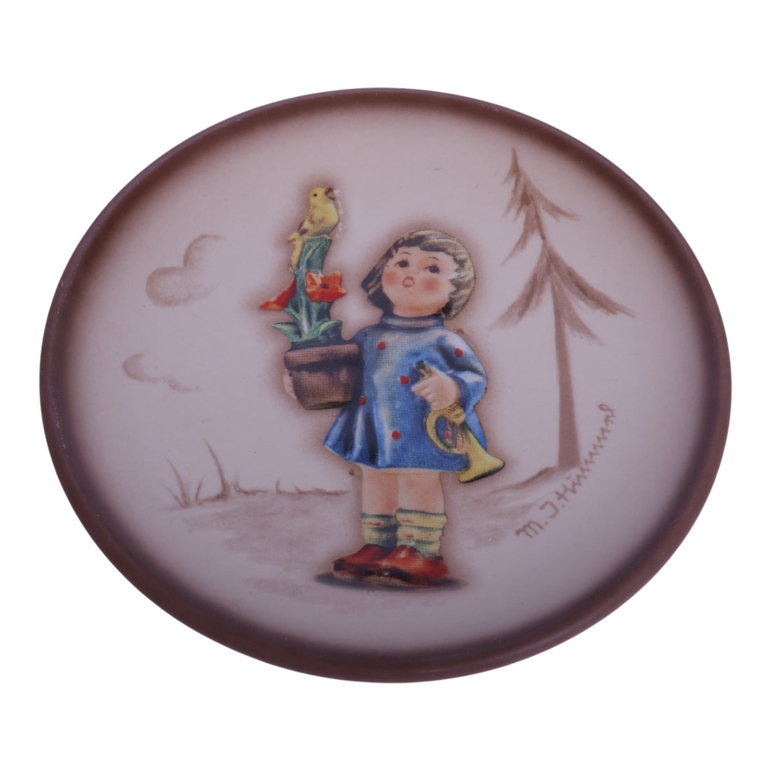Miniteller Congratulations - Herzlichen Glueckwunsch - Hum 17/T - Retirement Plate
