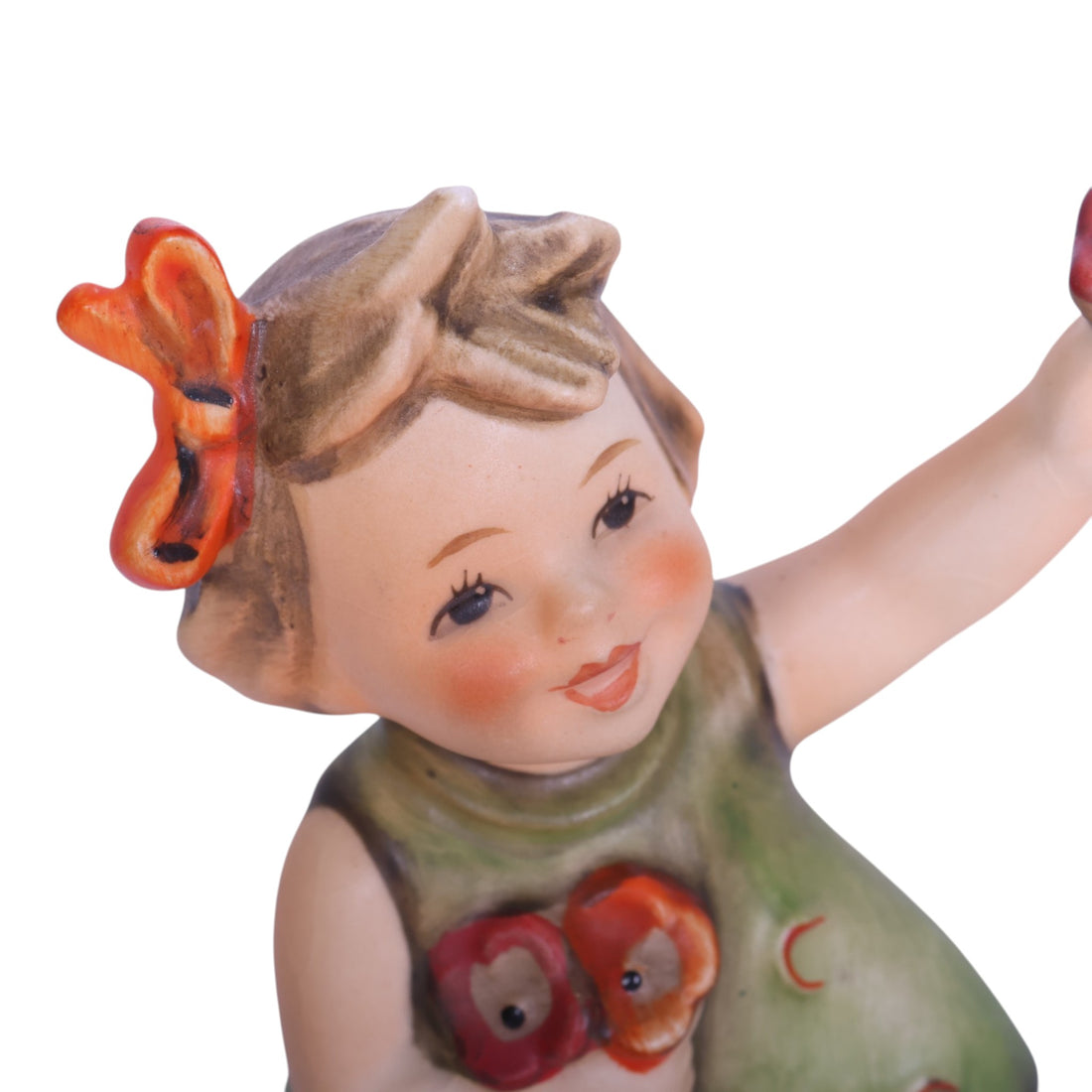 Spring Cheer - Meisje met Klaprozen - Porseleinen Beeldje 72