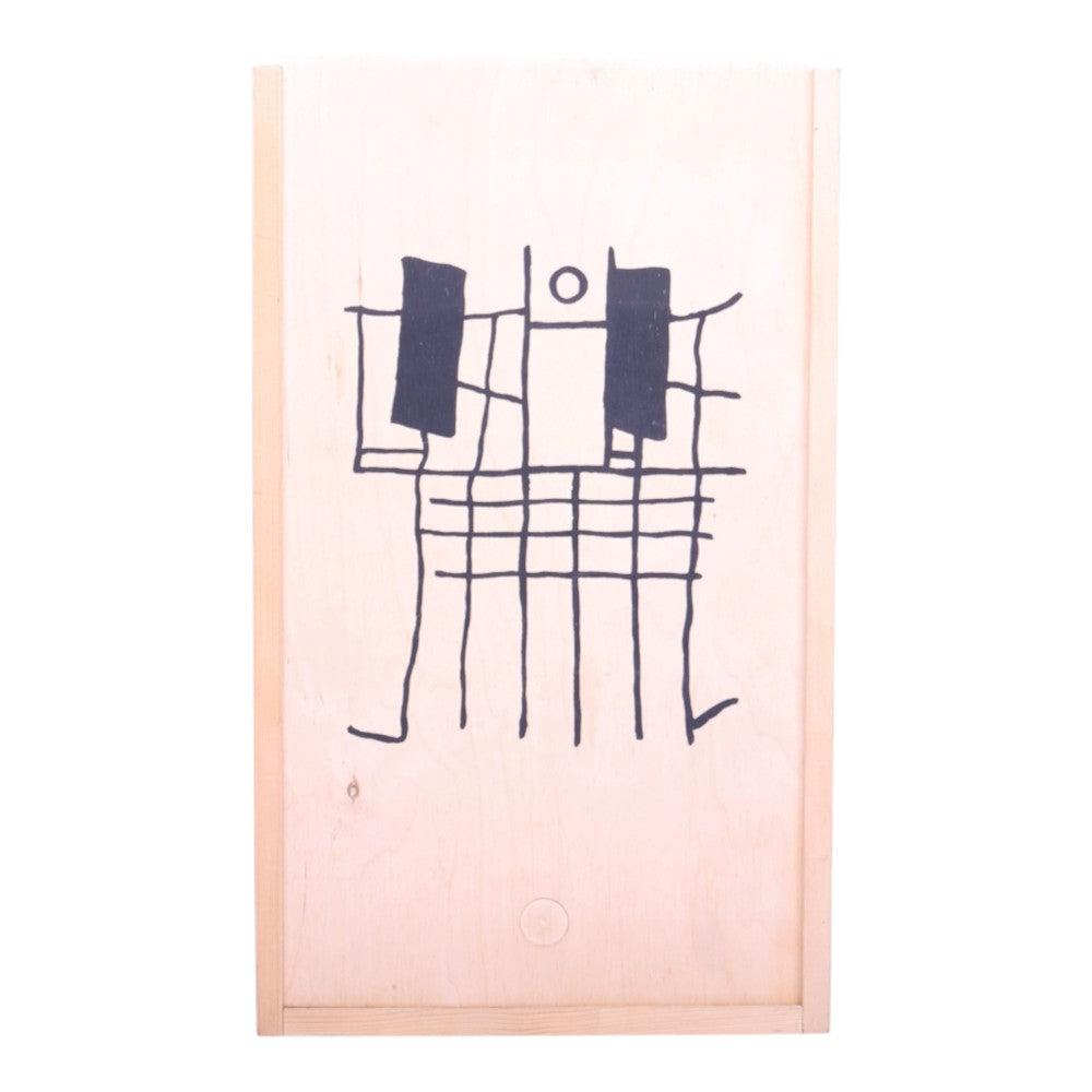 Handbeschilderd Kunstwerk op Leisteen - 5/33 (2001)