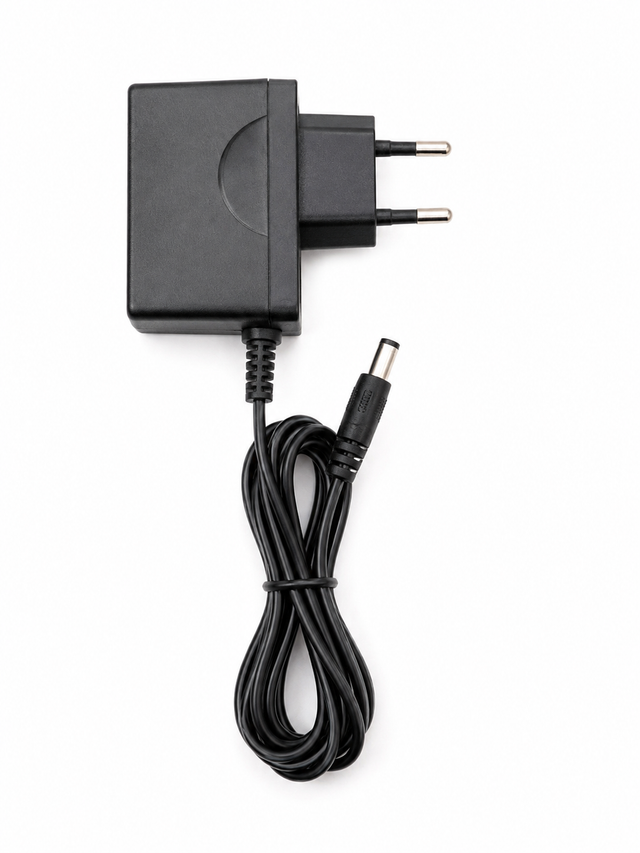 9V 500mA DC adapter voor Kettler hometrainers CYD-0900500E, zwart, stekkeradapter met opgerolde kabel, tweedehands