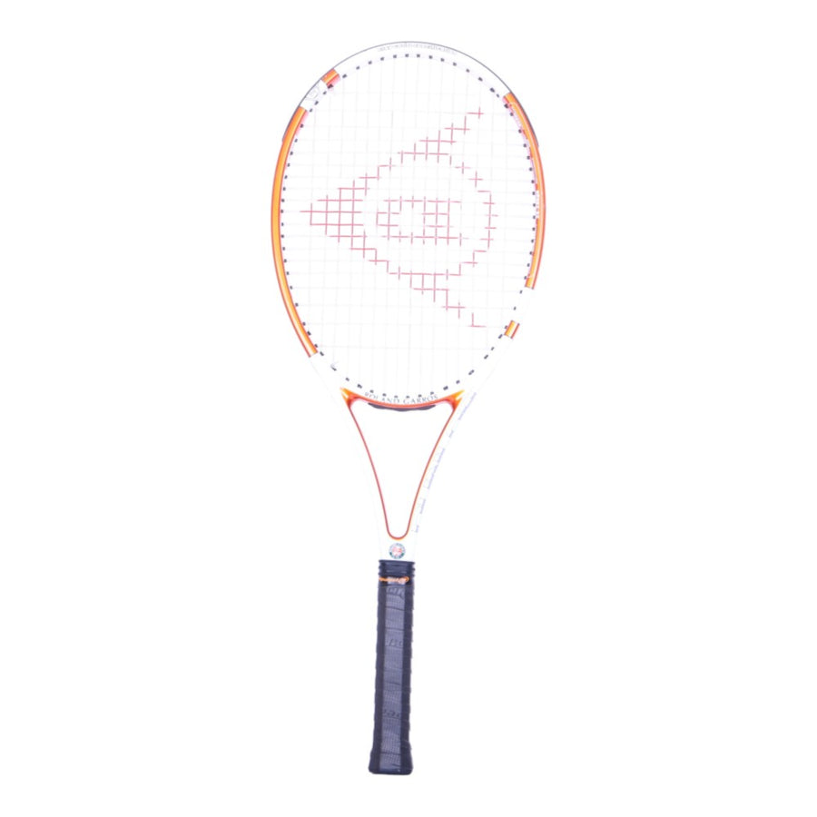 Roland Garros Grand Carbon Tennisracket 98in² 16x19 - Wit/Oranje
