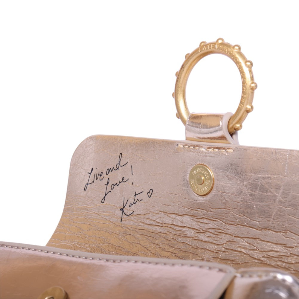 Kate Wallet Bag Metallic Goud