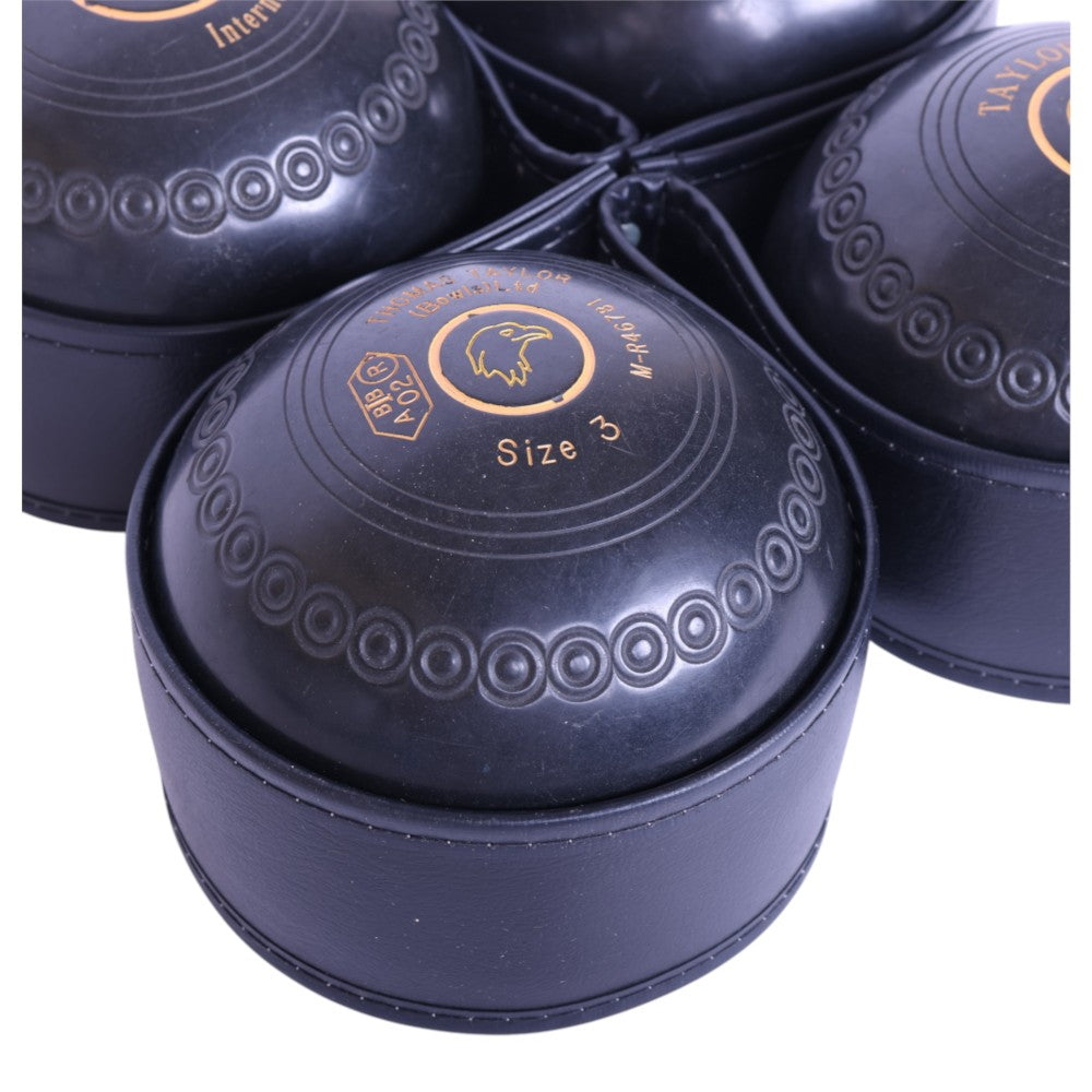Lawn Bowls Set (4 stuks) - International - Size 3