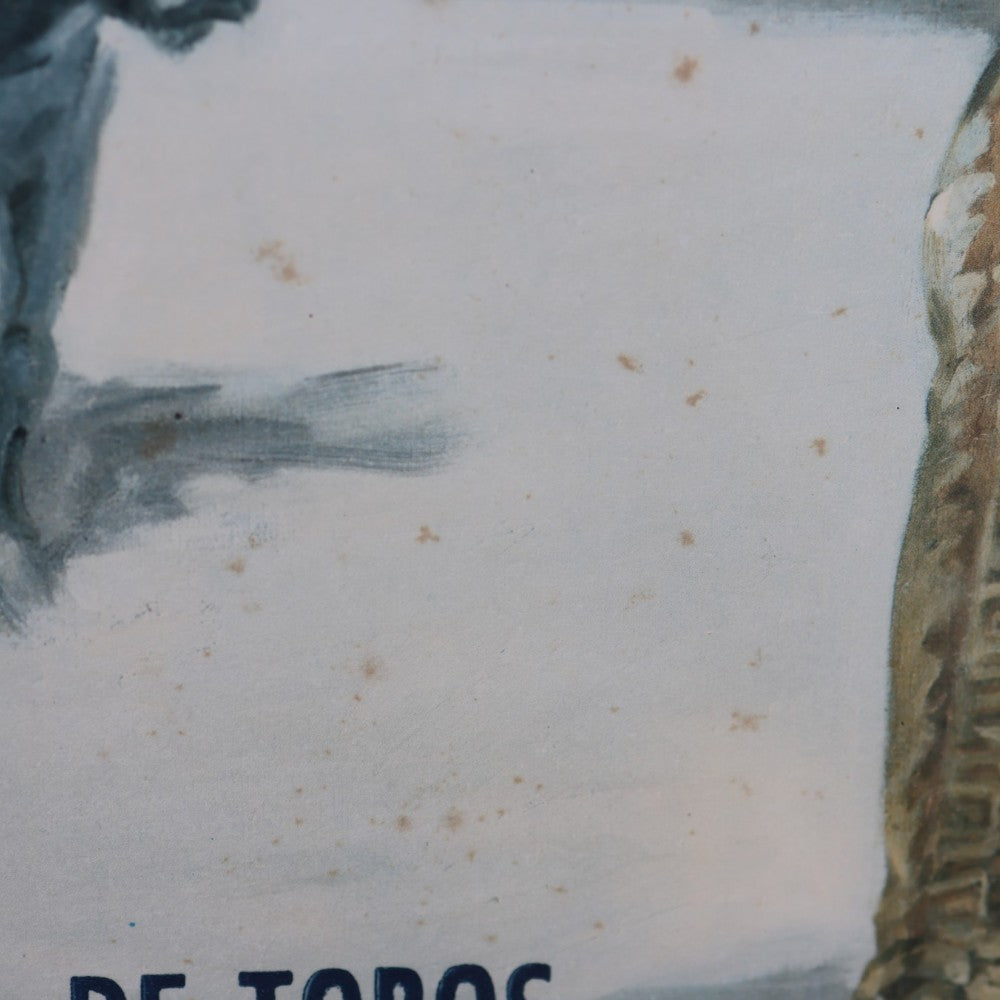 Stierenvechtposter Algeciras 1971 - El Cordobes & Miguelin (Ingelijst)