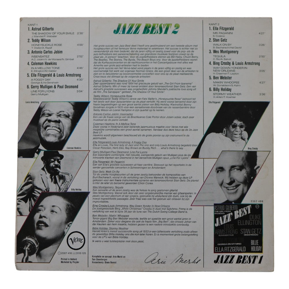 Jazz Best 2 - Verve Jazz Compilatie LP (2367 416)