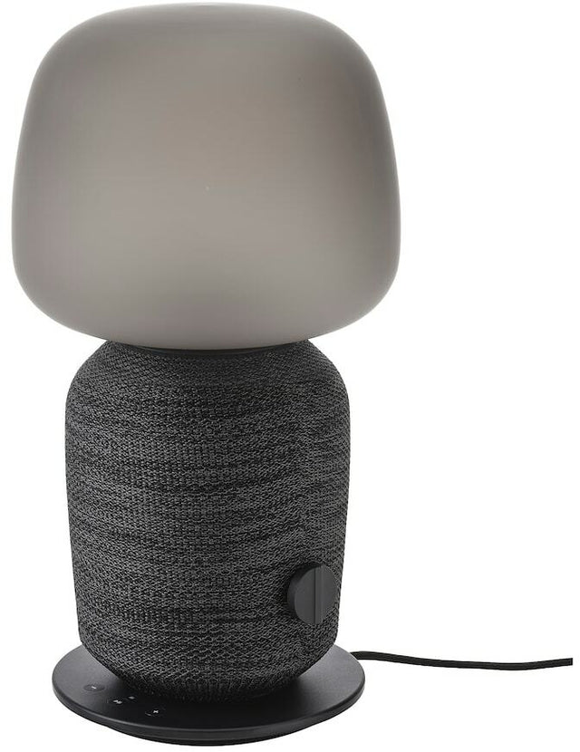 SYMFONISK Speakerlamp met Wifi en Glazen Lampenkap (Gen 2) - Zwart