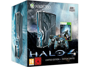 Xbox 360 S (Slim) Console - Limited Edition Halo 4 - 320 GB - Incl. 2 Controllers (In doos)