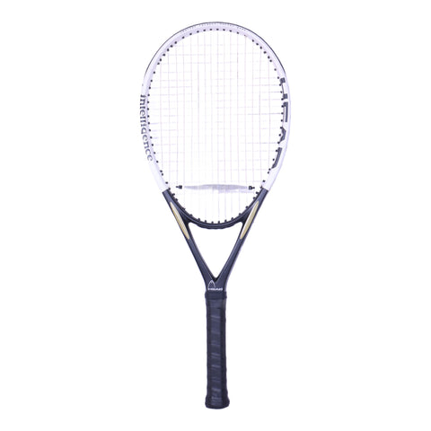 Head Intelligence i.S2 tennisracket 107 oversize 16x19 wit-zwart, voorkant van het hele racket, tweedehands