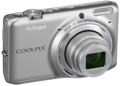 Nikon-Coolpix S6500 Digitale Compact Camera - Zilver-tweedehands