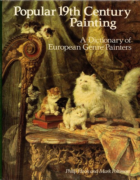 Popular 19th Century Painting, Philip Hook en Mark Poltimore, omslag met een schilderij van katten, tweedehands