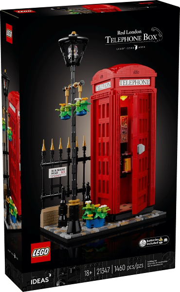 Ideas Rode Londense telefooncel - 21347 (Nieuw)