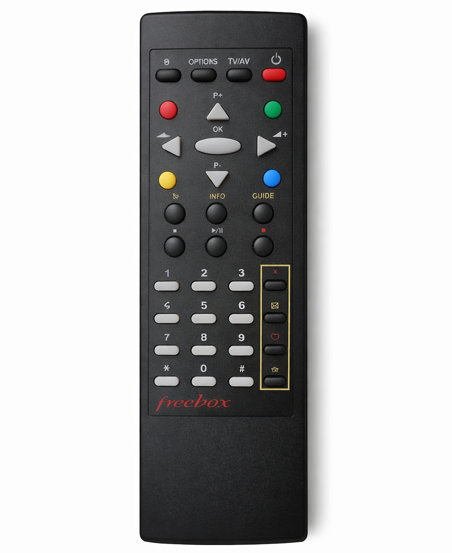 Freebox-Afstandsbediening voor Freebox HD / Oudere Freebox TV Decoder (Nieuw)