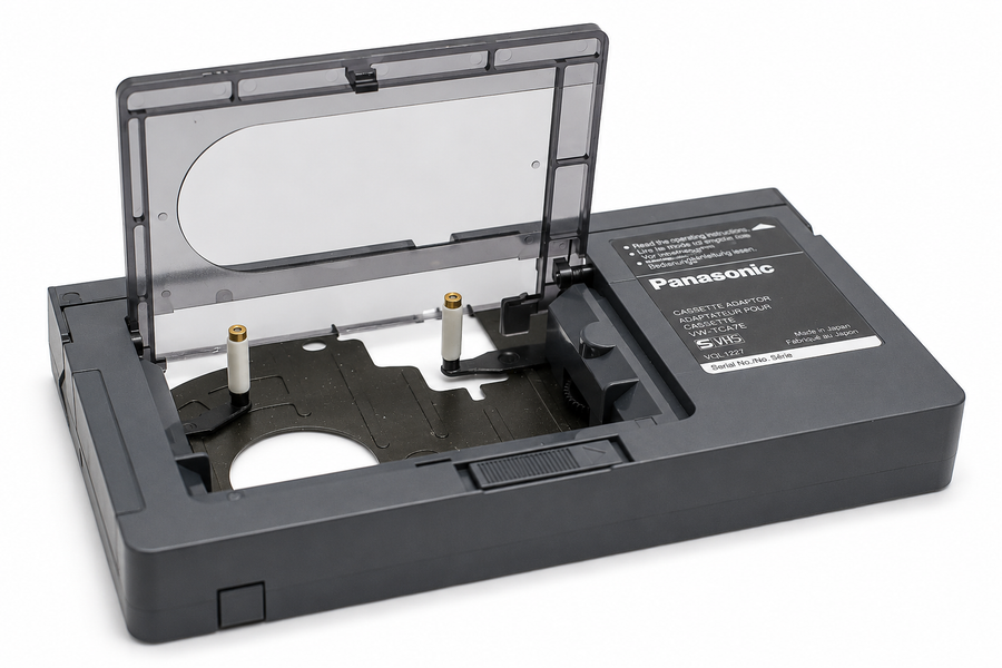 S-VHS-C Cassette Adapter voor VHS Videorecorder