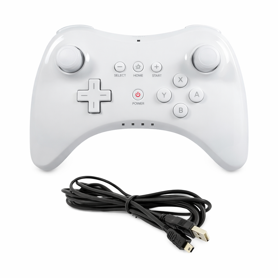 Algemeen-Pro Controller voor Nintendo Wii U - Wit (Nieuw)