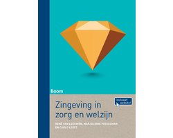 Zingeving in zorg en welzijn, Van Leeuwen, Fosselman en Leget, Boom boekomslag voorkant met diamant, tweedehands